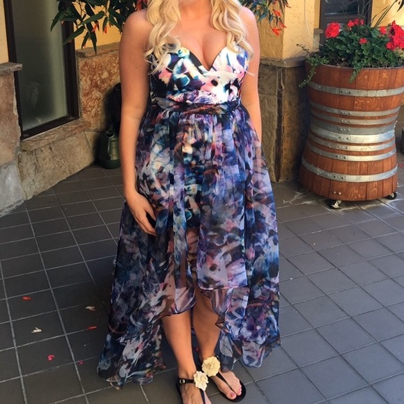 Bebe Formal Two Piece Dress (2 styles in 1!) - Picture 2 of 4